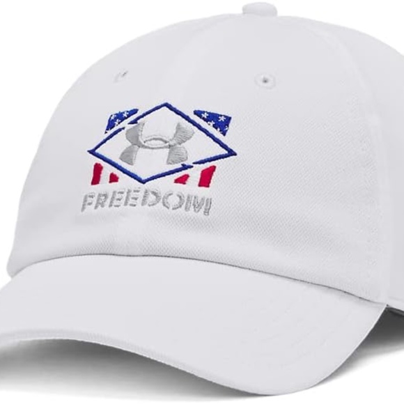 Under Armour Men's UA Freedom Blitzing Adjustable Fit Cap Dad Hat - Picture 1 of 6